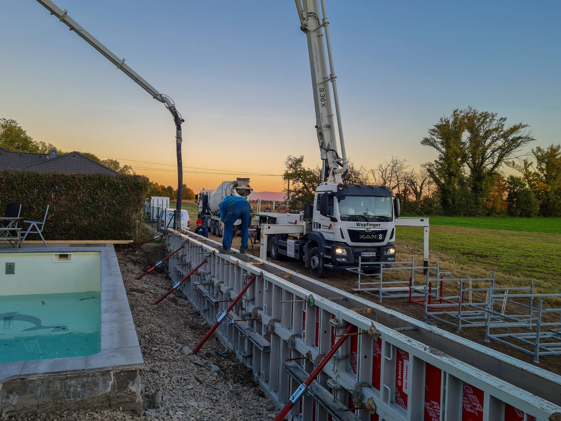 Fundamente / Schalungen / Sichtbeton